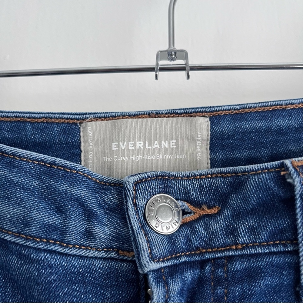 Everlane Curvy High-Rise Skinny 29 - Picture 3 of 9